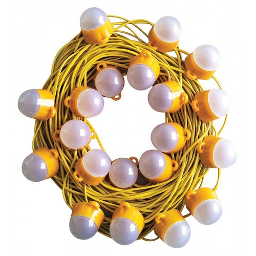 Sealed Dome LED Festoon Kit 50m